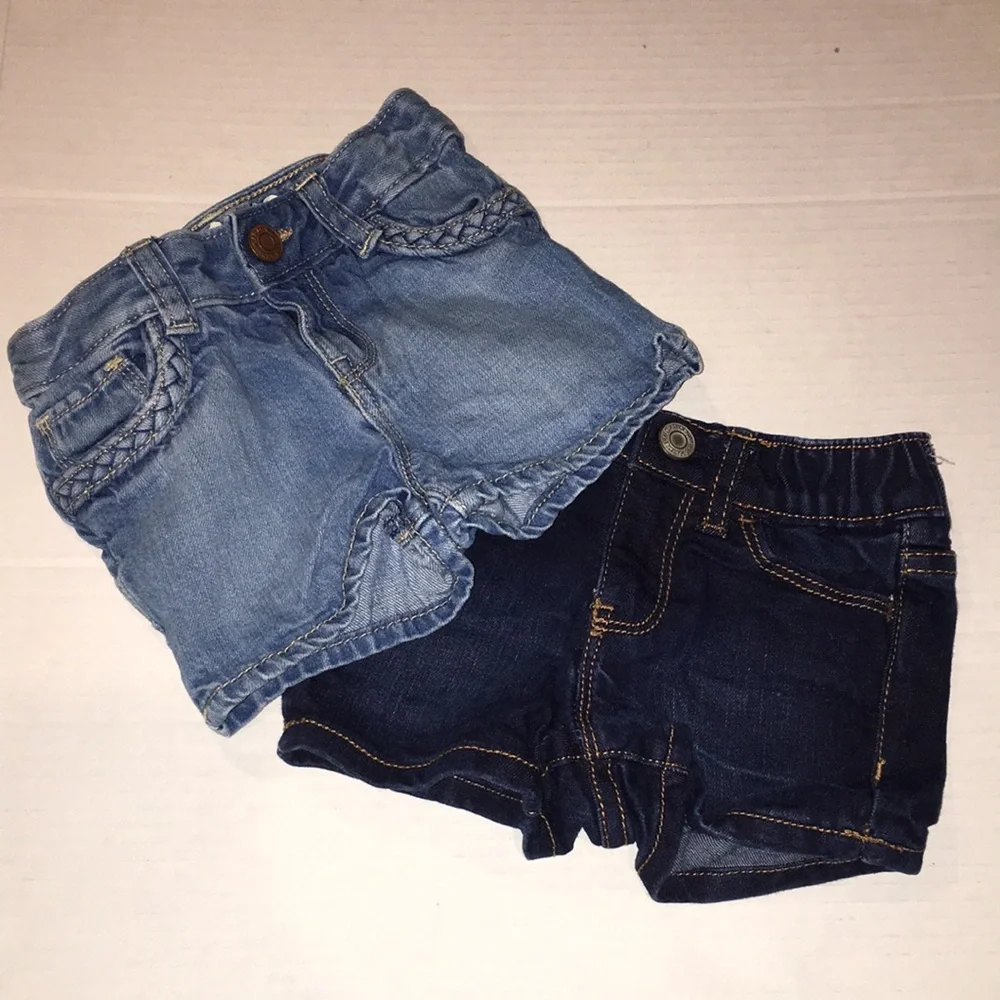 Baby Gap Toddler Girl Jean Shorts - Bundle If 2 | 18-24 M And 2 Years